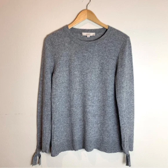 Loft gray sweater viscose/nylon/wool blend LP - Picture 6 of 8